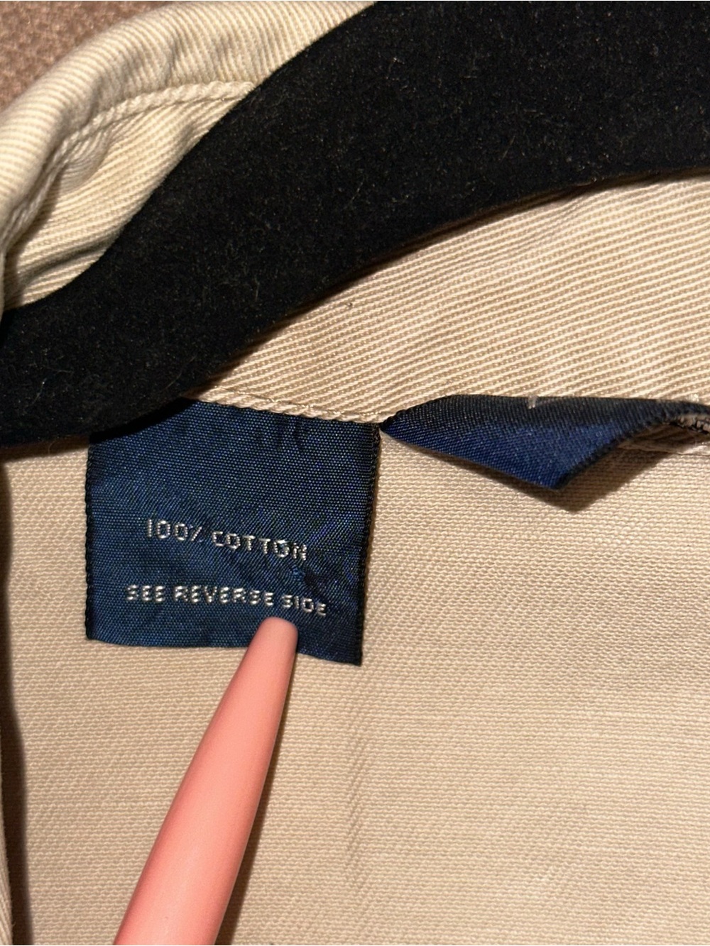 90’s Vintage Polo by Ralph Lauren Light Beige Zip-Up Harrington Jacket - Picture 4 of 8
